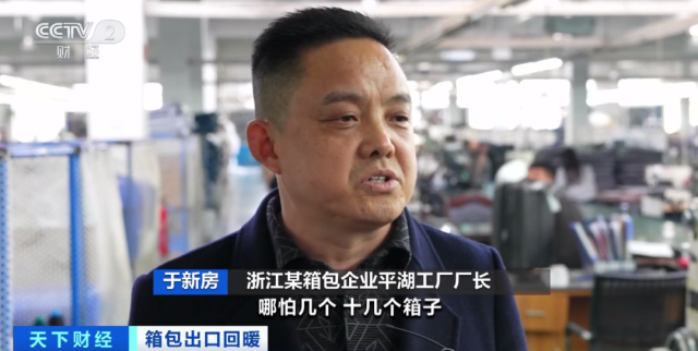 客商回流推動我國箱包出口持續復蘇，針紡織品銷售表現亮眼